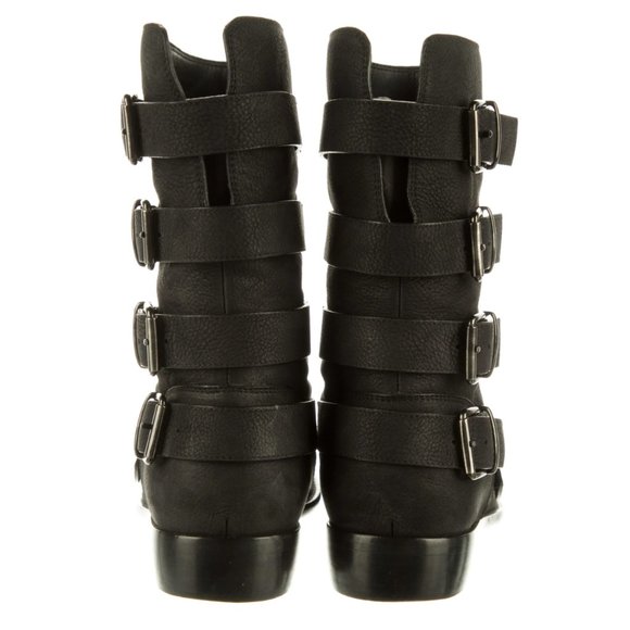 Men's Giuseppe Zanotti Nubuck Mid-Calf Moto Boots Size 41 - Picture 5 of 8